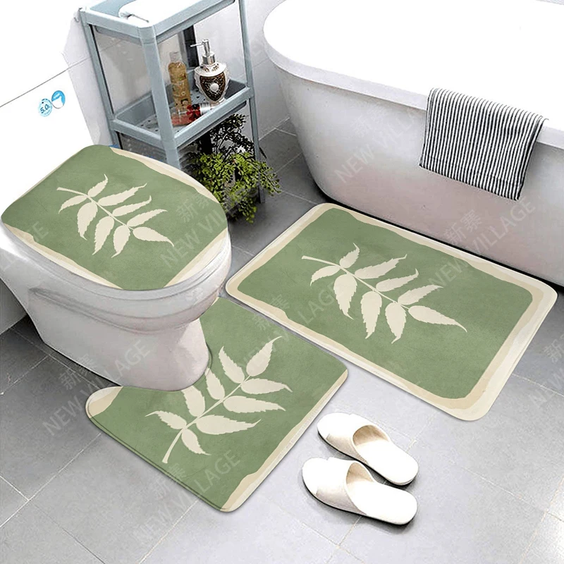 Anti-slip Bath Mat Bathroom Small Rug Shower Mat Decorative Absorbent Foot Mat Entrance Bathtub toilet rug Morandi Nordic Modern