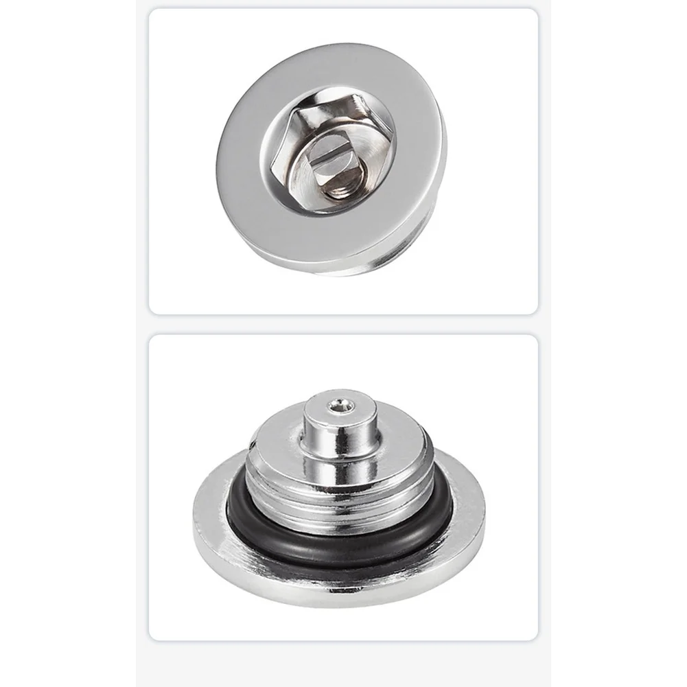 Chrome Air Release Cock Valve for Towel Radiators Made of Solid Brass 1/2 in 26mm 1/2 in 32mm Precision Threads