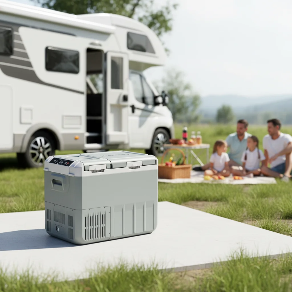 

TULX Mini Fridge 12v for Car With Freezer Car Fridge Portable Compressor Car Fridge Freezer