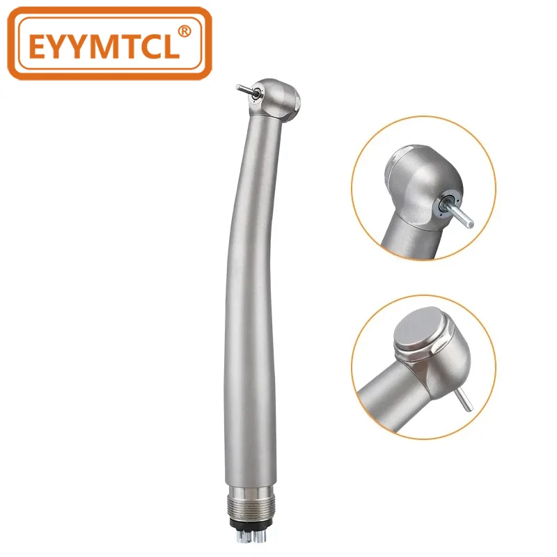 EYY Dental No LED High Speed Handpiece Push Button 2/4Holes Air Turbine 3 Water Spring Rotor Cartridge Dentist Equipment