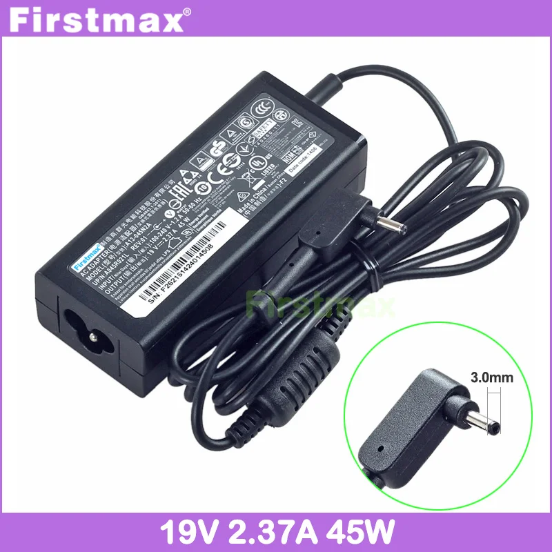 45w charger 19V 2.37A laptop power adapter for Acer Aspire SP314-21N SP314-51 SP314-52 SP314-53 SP314-53N SP315-51 power supply