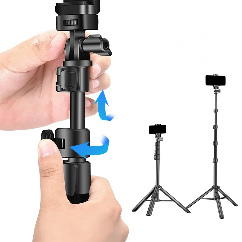 Professional Aluminum tripod alloy SLR camera tripod monopod action camera selfie stick telescopic phone bracket