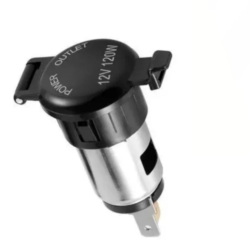 

Car Vehicle Cigarette Lighter Socket Power Plug Adaptor With Closing Cap Universal 12V Adapters For Charging Mobile Phones