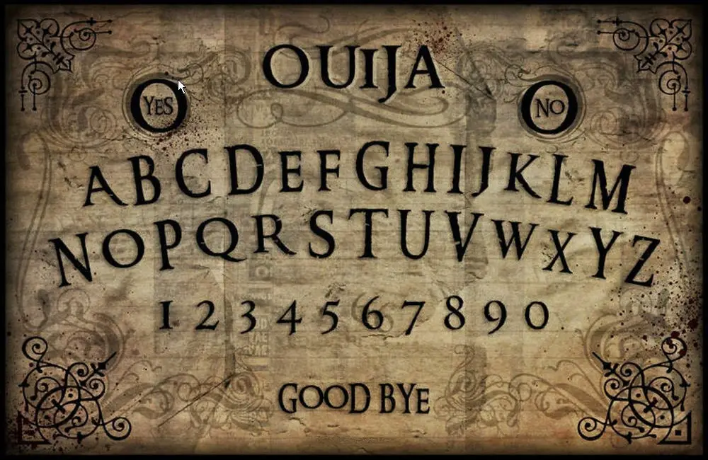 

Vintage Ouija Board Art Picture Print Silk Poster, Home Wall Decor