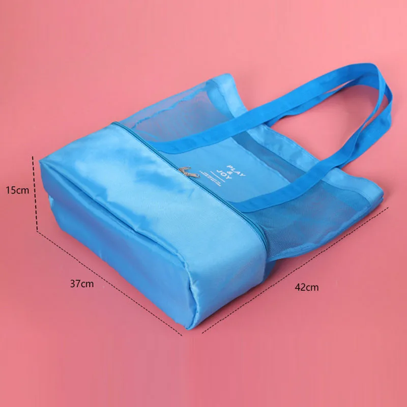 Women Swimming Bag Rucksack Handbags Dry Wet Shoulder Bag Multifunctional Beach Pool Pouch Mesh Bag for Picnic Swimming Travel