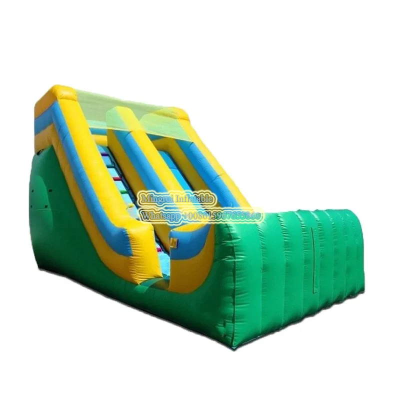 

PVC tarpaulin double lane slip inflatable slide for sale/outdoor inflatable water slide for kids entertainment