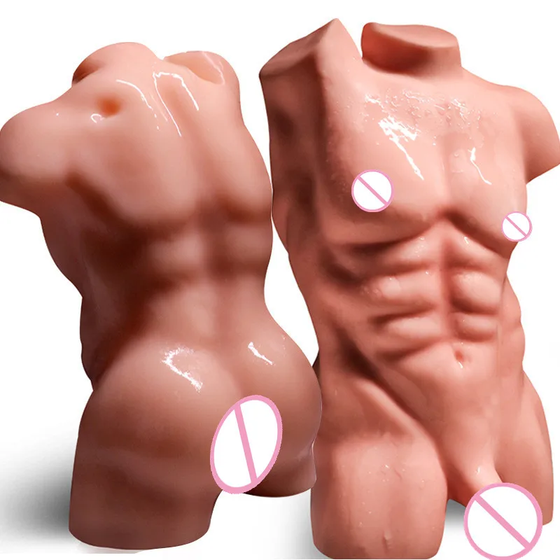 Pocket Size Male Masturbator Sex Doll Men\'s Torso Sexy Ass Doll Gay Anal Sex Toys Realistic Male Soft Penis Gay Sex Fun Toys