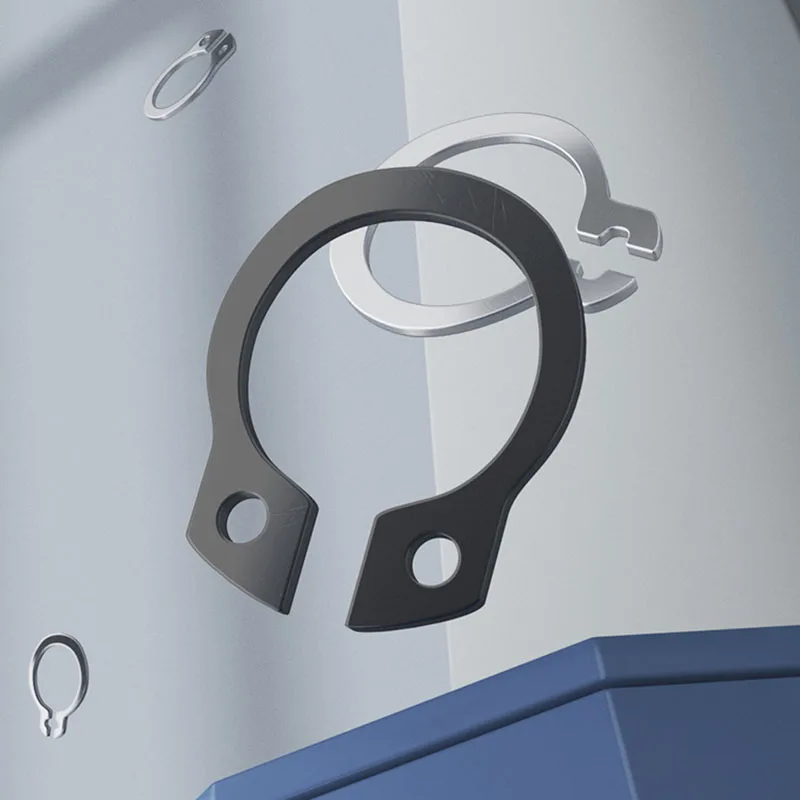 1/5/10/20 PC C-Type For Bearing Clips Washers Hoists Bearing Clips Retaining Rings Stainless Steel Shaft Clips Resilient Washers