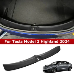 Trunk Threshold Strip For Tesla Model 3+ Highland 2024 Trunk Guard Door Sill Anti Scratch Protection Trim New Model3 Accessories