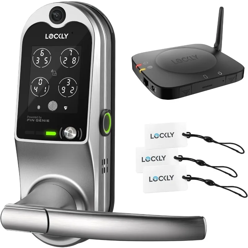 Smart Lock Vision Latch Full HD Video Camera Doorbell Fingerprint Keyless Entry Door Lock Keypad Secure Scan APP Control RFID