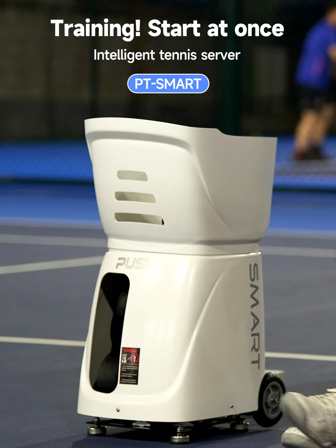 Automatic Tennis Ball Machine With APP Control Portable Padel Launcher For Training Court Smart Shooting Robot
