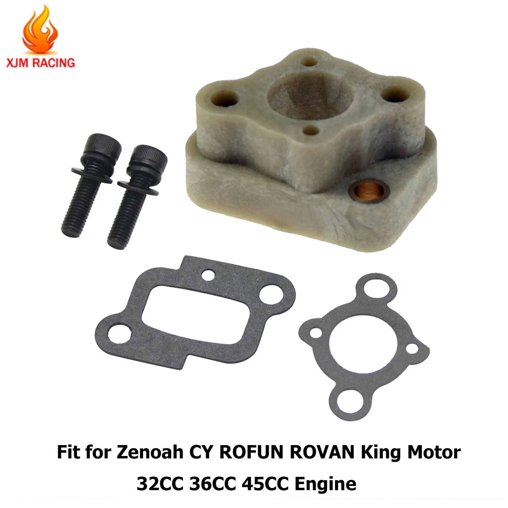 CNC Inlaatspruitstuk Kit voor 1/5 HPI ROFUN ROVAN KM BAJA Losi 5ive T FG GoPed RedCat FID DTT RCMK MCD 23CC-71cc Motoren Onderdelen