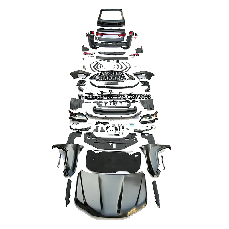 

For Facelift Conversion Kit for LX570 2008-2015 Upgrade to LX600 Style Body Kit with Hood Fender Headlight Taillight