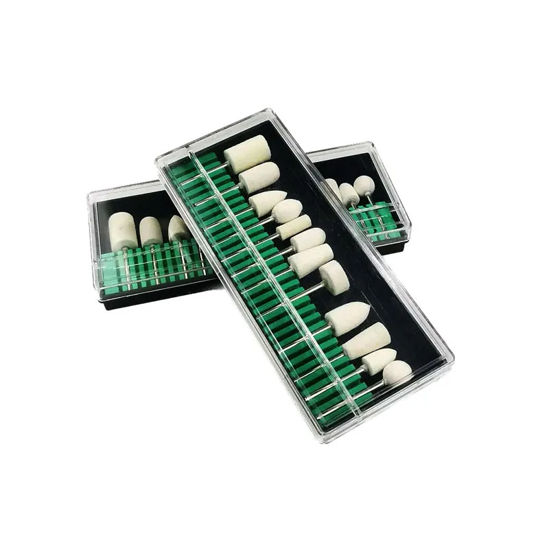 

12pc wool polishing head nail polish machine electric nail wool polishing head set