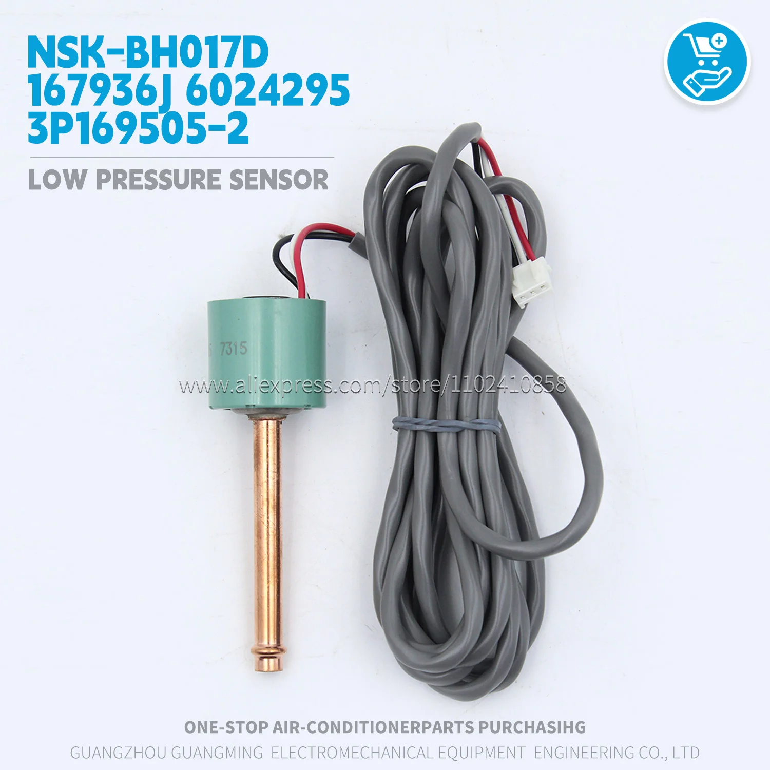 

Датчик низкого давления NSK-BH017D 167936J 6024295 3P169505-2 L:2000мм для наружного блока Daikin VRV RHSQ12PY1E, запчасти для кондиционеров