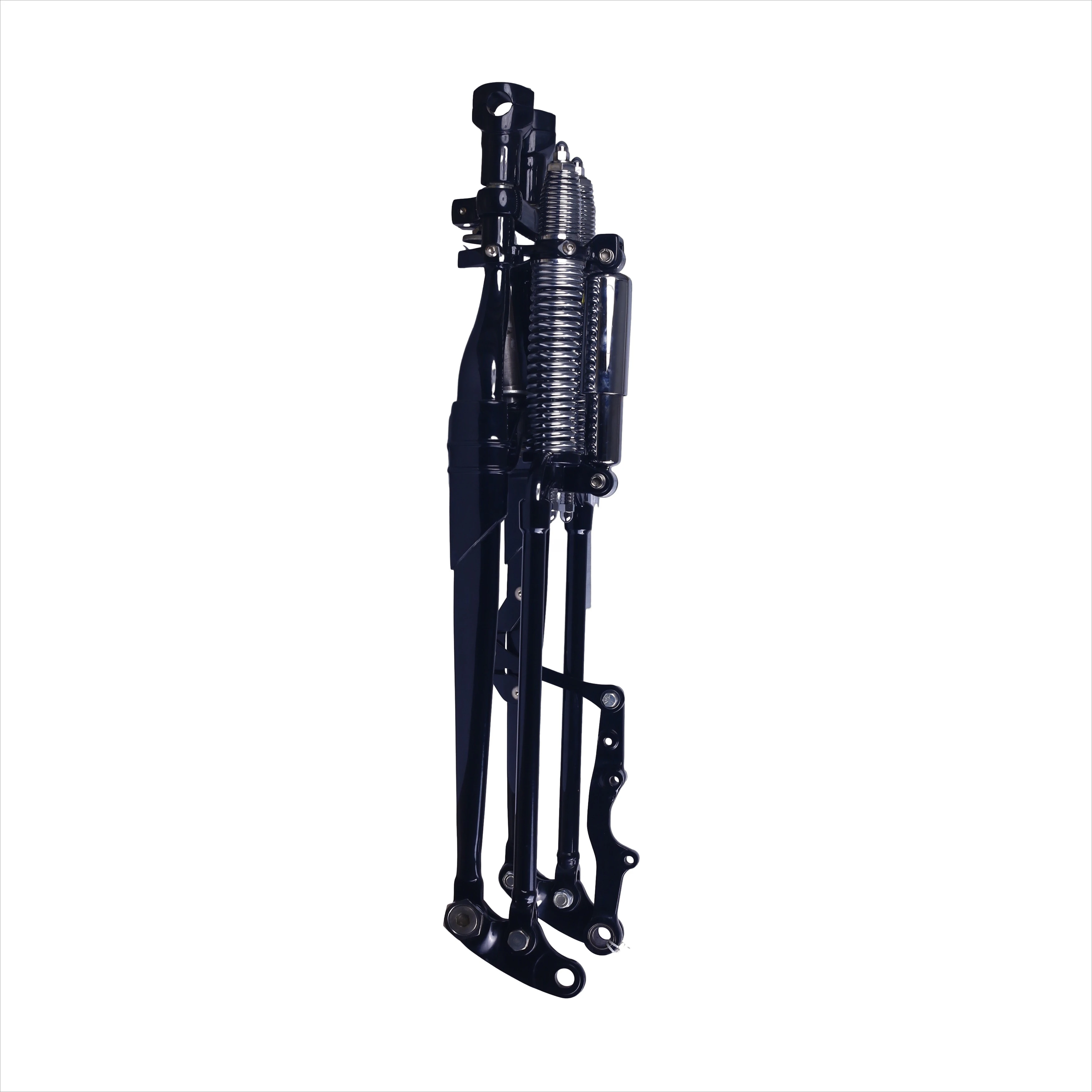 Custom Vintage Springer Front Ends Chrome Accessories for Front Fork End on Choppers Body Systems for Motorcycles