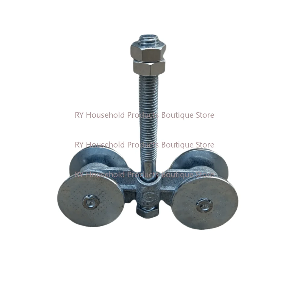 450 Type Heavy-duty Sliding Door Hanger Rail Sliding Door Pulley Cast Steel Iron Sheet Hanger High Temperature Bearing 500kg