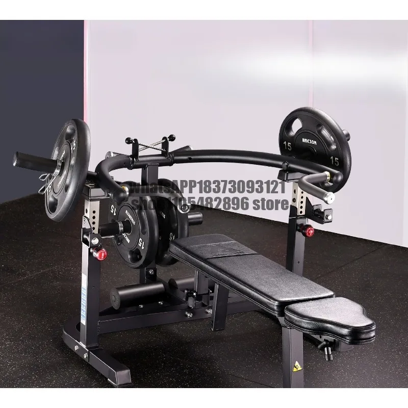 Supine chest push training machine Commercial gym Recumbent half frame upper limb training chest muscle strength equipment
