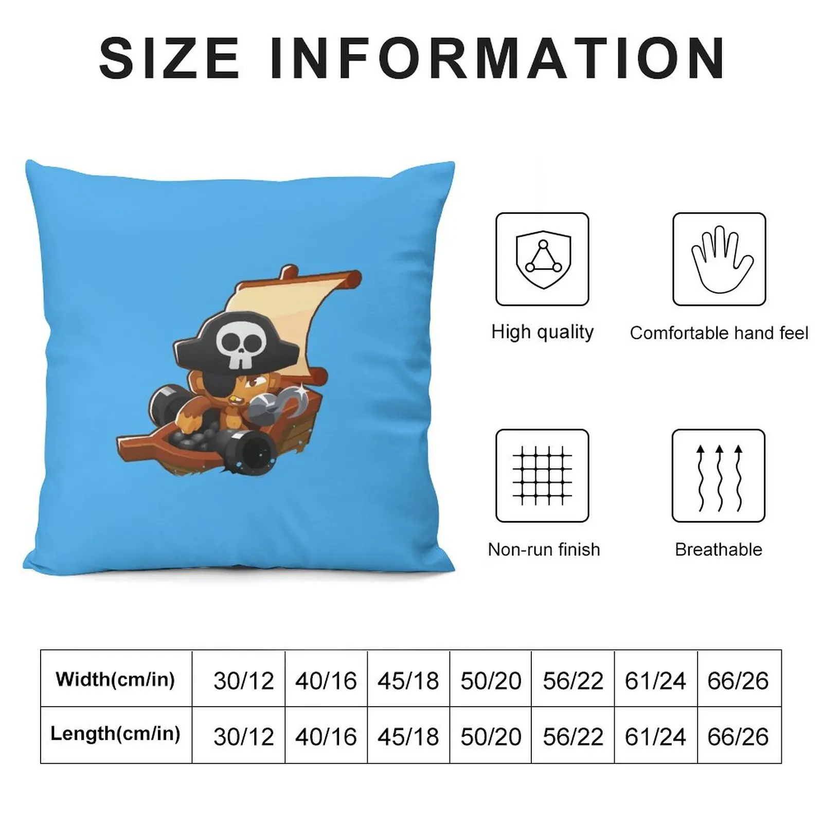 Bloons Td 6 For Kids Throw Pillow Decorative Cushions ornamental pillows Embroidered Cushion Cover Custom Cushion pillow