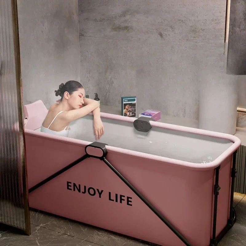 Folding bathtub for adults, household use, whole body sweat steaming, no installation, children's sitting bathtub, women's