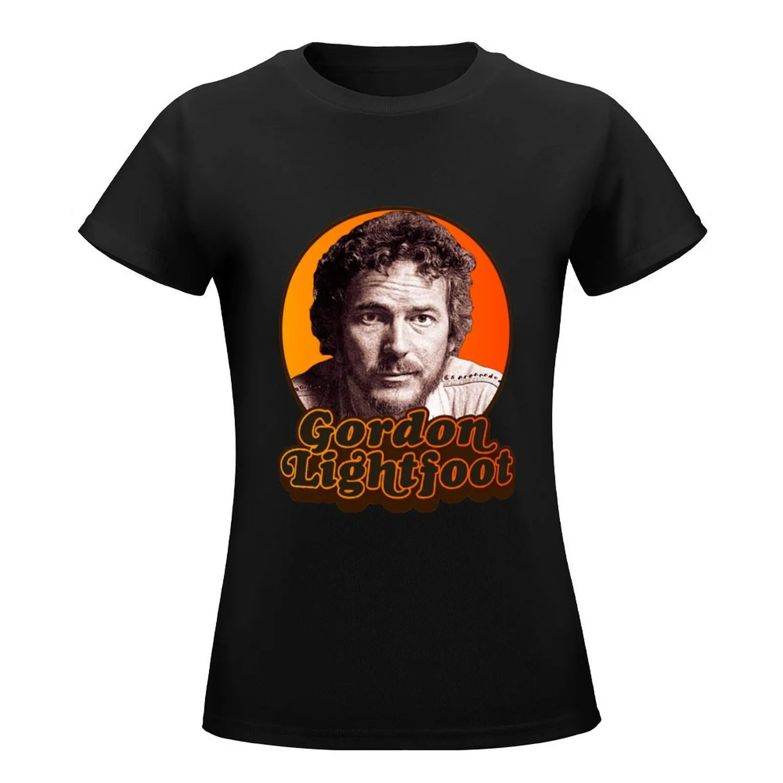 Gordon Lightfoot T-Shirt kawaii clothes anime clothes Women's tee shirt