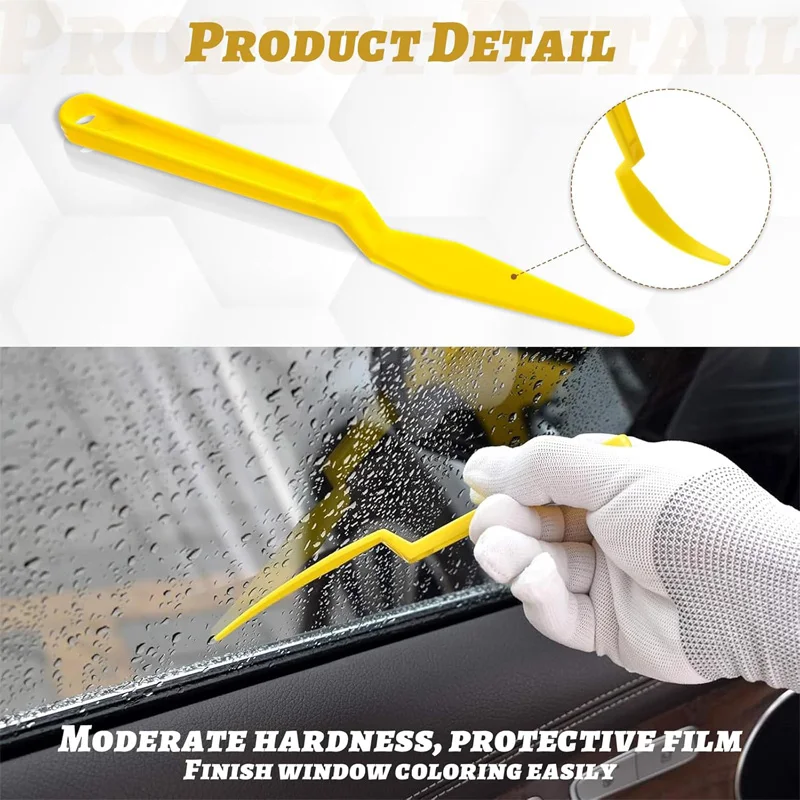 Fenster Tönung Kit Auto Wrap Werkzeuge mit Filz Rakel Allzweckmesser Schaft Dichtung Rakel Vinyl Wrap Magnet Halter Kit Abdeckung Werkzeug – Detail 20