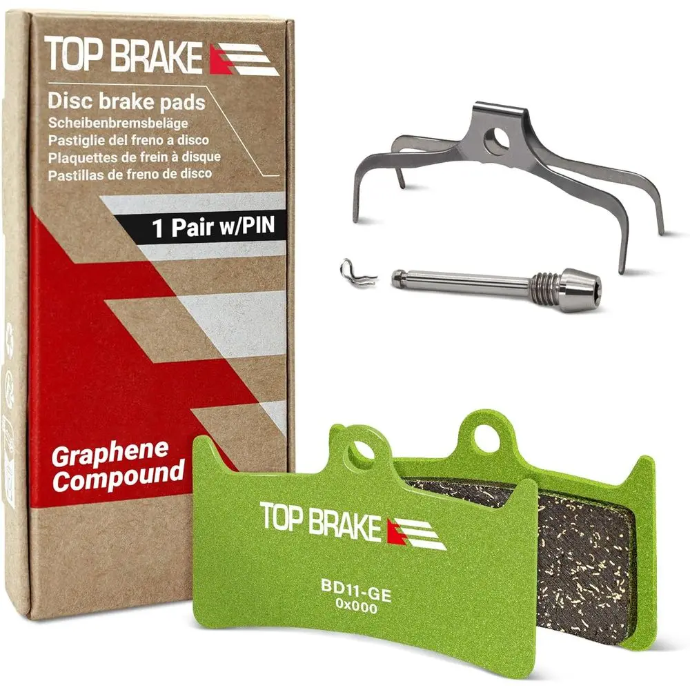 

Graphene-enhanced Disc Brake Pads for Hope Tech 3V4, TR4, GR4 - Suitable for E-Bikes, MTB, and Downhill | Long-lasting, Quiet, S