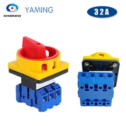 YMD11-32A 3/4P 690V On-off Isolator Switch With Pad Lock Rotary Cam Disconnect Selector High Voltage Control