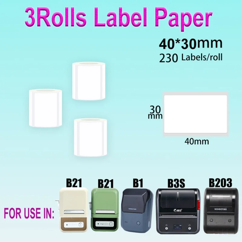 High - Quality Thermal Printer Paper Roll Stickers for Clear Prints Stickers Ensure Sharp Clear Prints Every Time Wherever Using