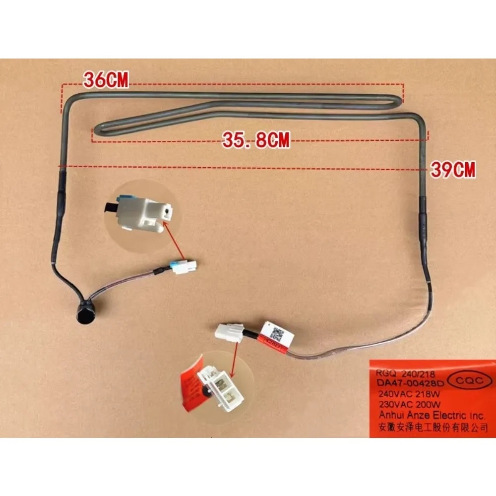 New For Samsung Refrigerator Defroster DA47-00428D Fridge Heating Tube 240VAC 218W Defrosting Heater Wire Freezer Parts