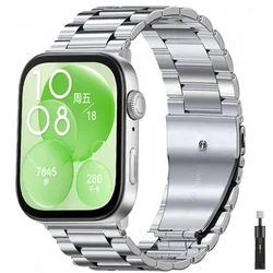 Metal Stainless Steel Strap For Huawei Watch Fit 5 4 Bracelet Band Replacement Wristband For Huawei Watch Fit 5 4 3 accessories