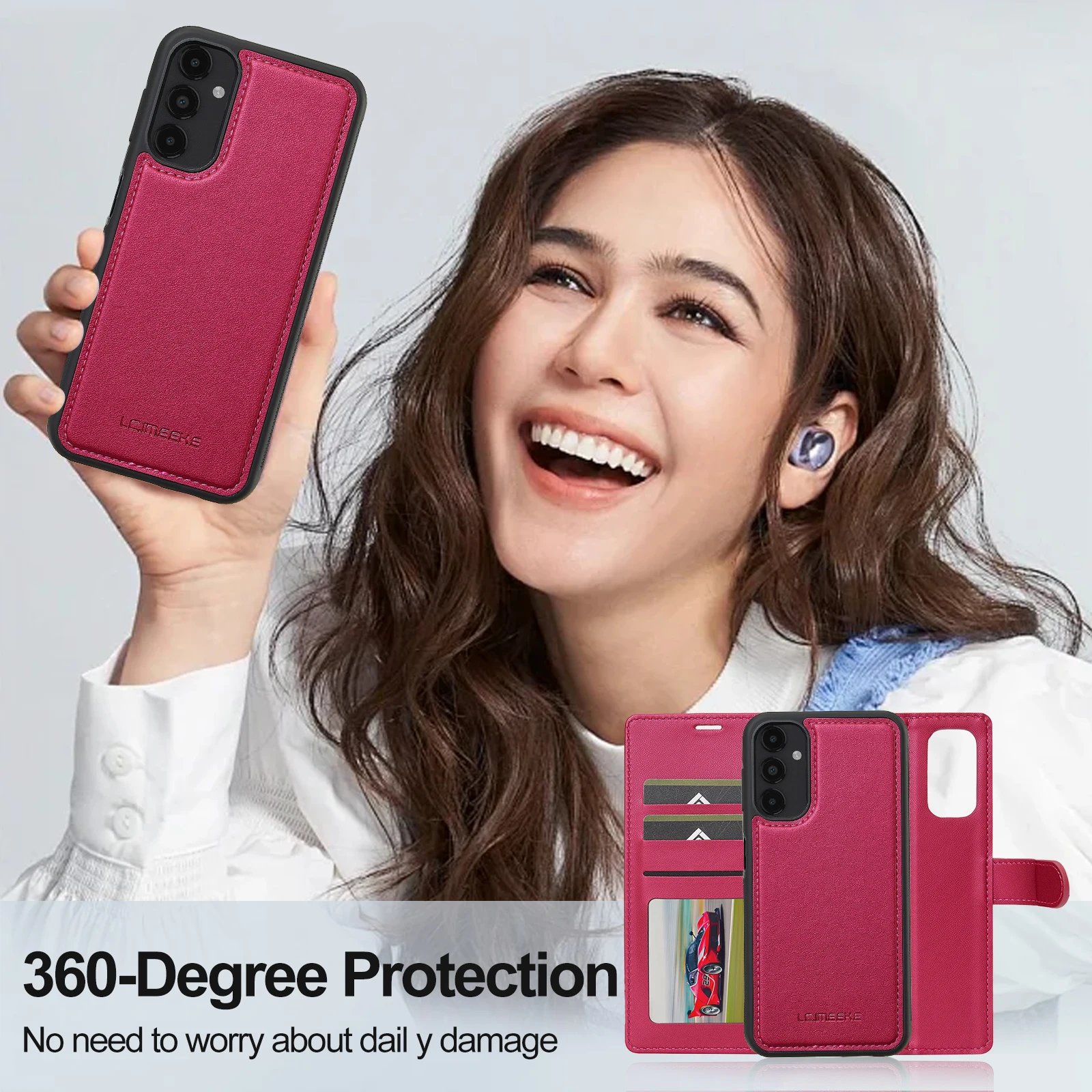 2 in 1 flip Voor Magesafe Magn - Flip Leather Case recensie en prijs