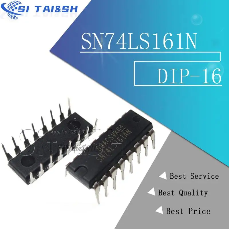 10pcs SN74LS161N DIP16 74LS161 DIP16 SN74LS161AN DIP HD74LS161AP DIP-16