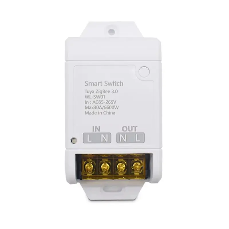 A42T-Wireless Module Controller Timer Zigbee 3.0 Tuya Smart Home Automation Switch Relay 30A 6600W Smart Light Receiver