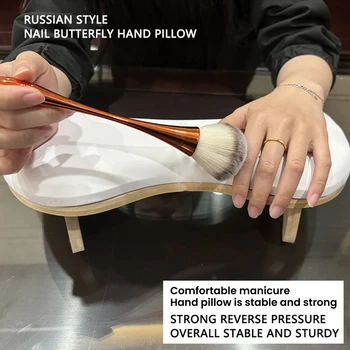 13cm Two Hands Nail Art Hand Pillow Tilt Manicure Cushion Portable Hand Rest Pillow Nail Manicure Stand Armrest