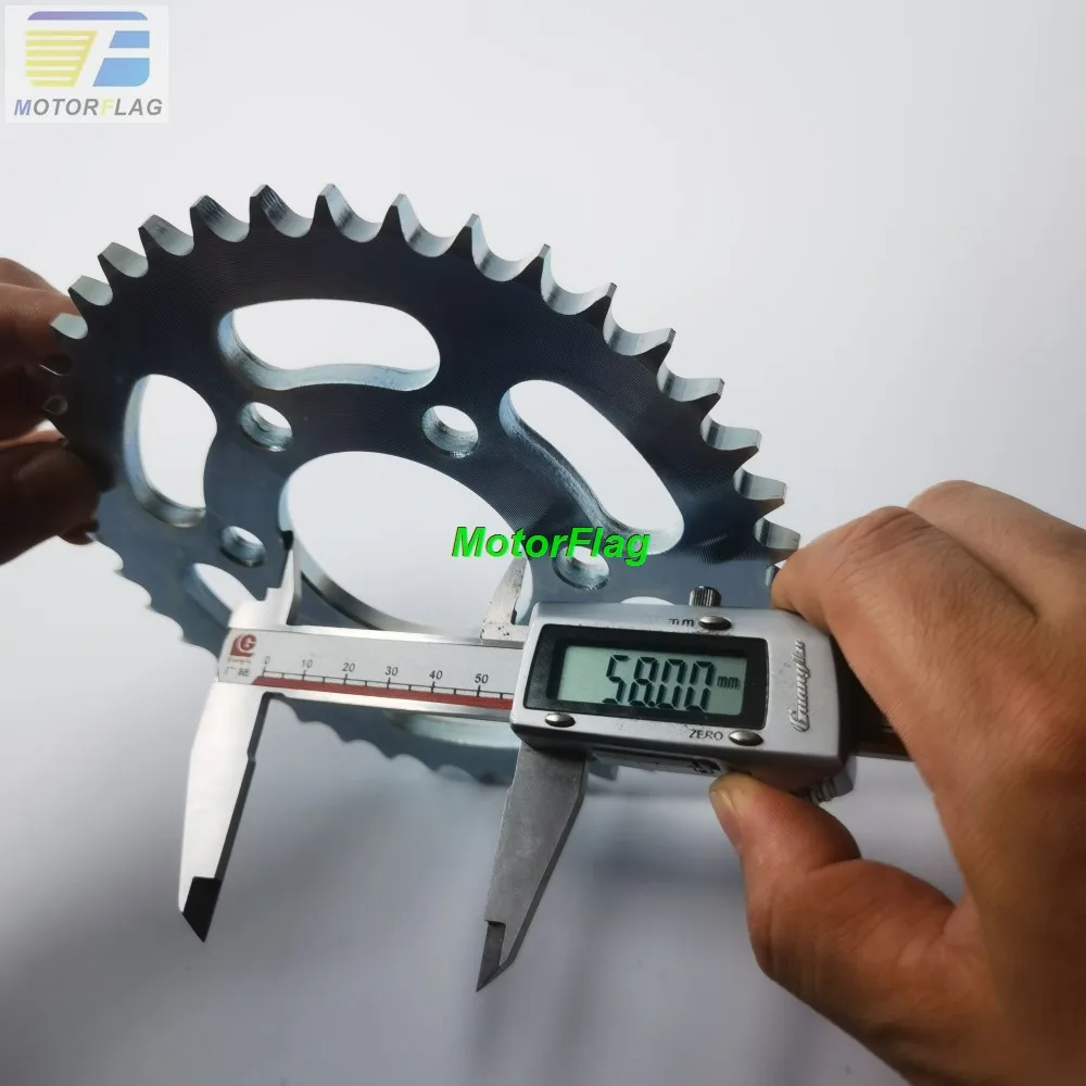 Rear Chain Sprocket 428-41T (New Type, 6-hole Version) for KEEWAY K-LIGHT 202, K-LIGHT 125 EFI, BENELLI MOTOBI 200 EVO - view 3