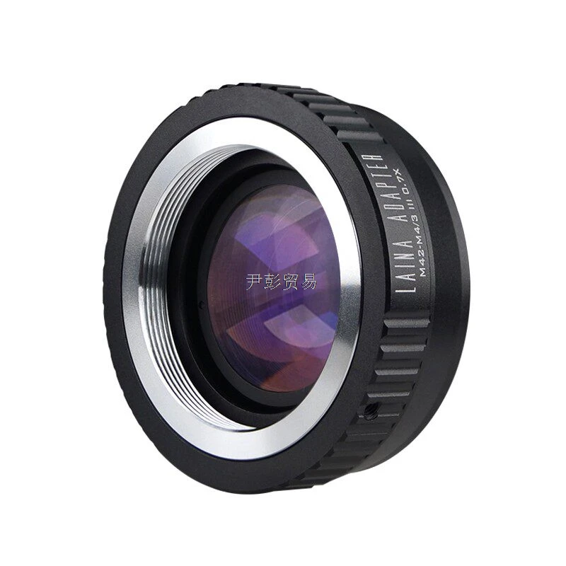 M42-M43 III 0.7X 3rd Gen Focal Reducer Adapter Ring for M42 Screw Mount Lens to Panasonic Olympus M4/3 MFT Cameras