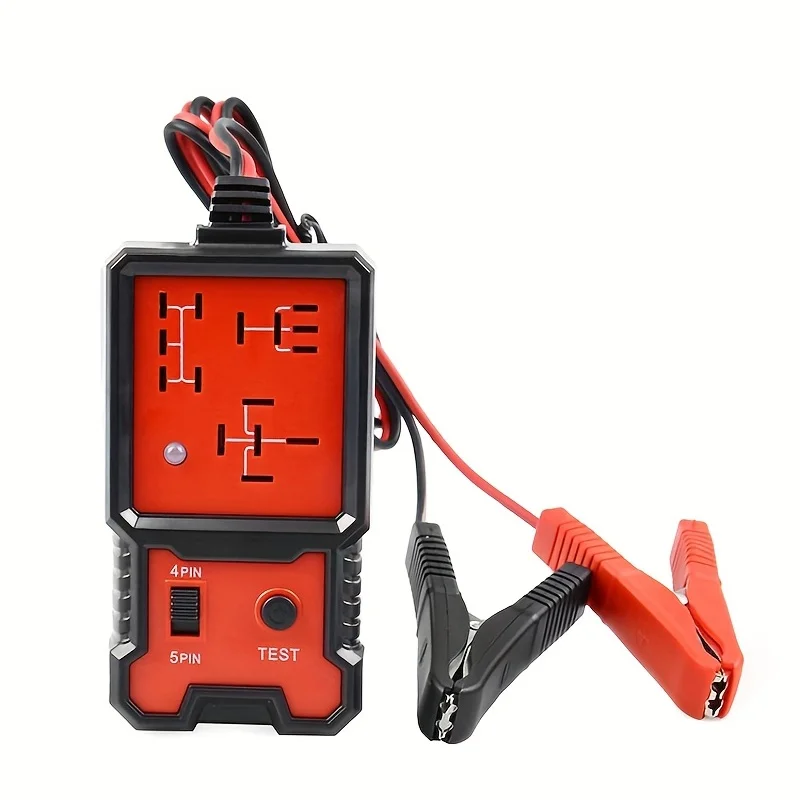 2024 Newest Red Relay Tester 12V Universal Electronic Automotive Car Circuit Detector Battery Checker Auto Repair Tool