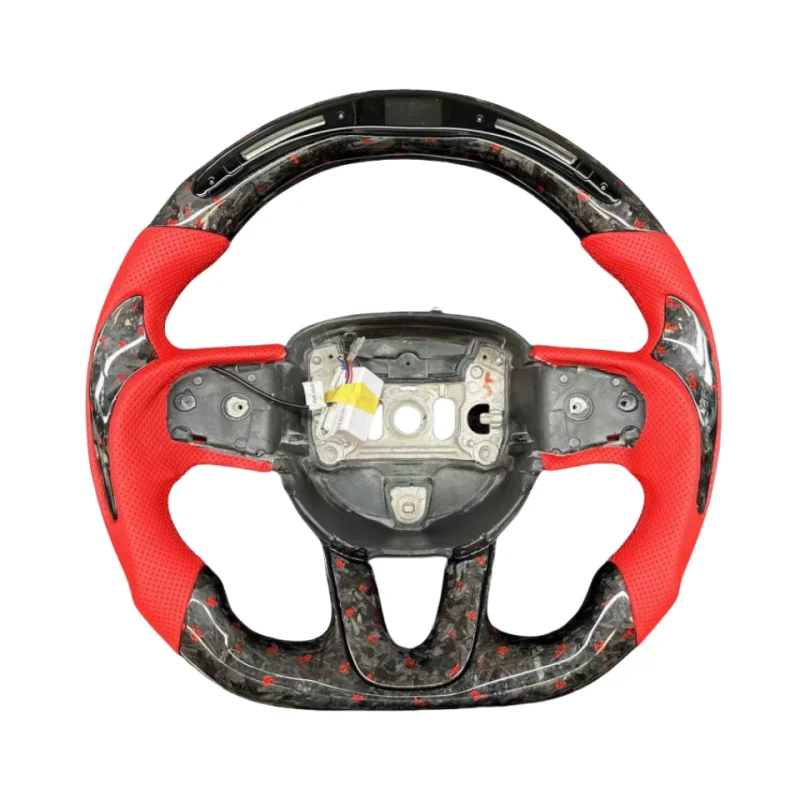 

Светодиодное освещение из углеродного волокна для зарядного устройства SRT Challenger для Dodge Cherokee SRT для Jeep Grand, спортивные рулевые колеса, интерьер