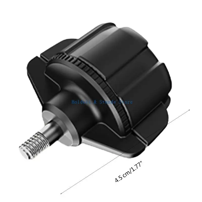 Y4ue Portable Plastic Connector 17 мм шаровой головки до 1/4 -дюймового винтового адаптера для телефонов