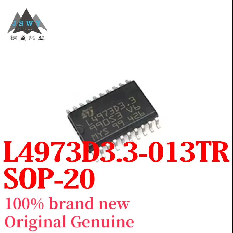 

(5/50pcs) L4973D3.3-013TR L4973D3.3 SOP20 Integrated Circuit IC Brand New In Stock Electronics Free Shipping
