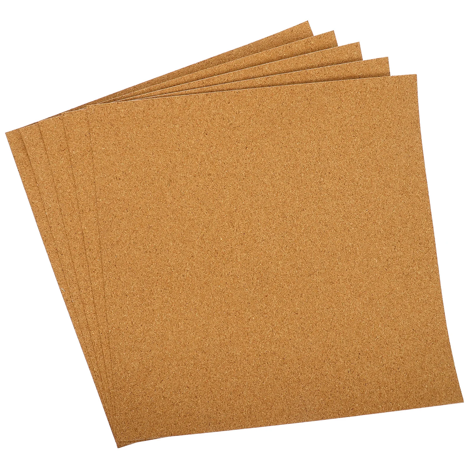 5 ชิ้น Corkboard Creative Bulletin Reminder บอร์ดแจ้งเตือนสําหรับผนัง Coasters รอบไม้สํานักงาน