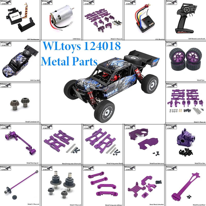 

Обновленный металлический рулевой механизм в сборе для WLtoys 144010 144001 144002 124016 127017 124018 124019 LC 1/14, радиоуправляемые автомобильные детали, автомобильные аксессуары