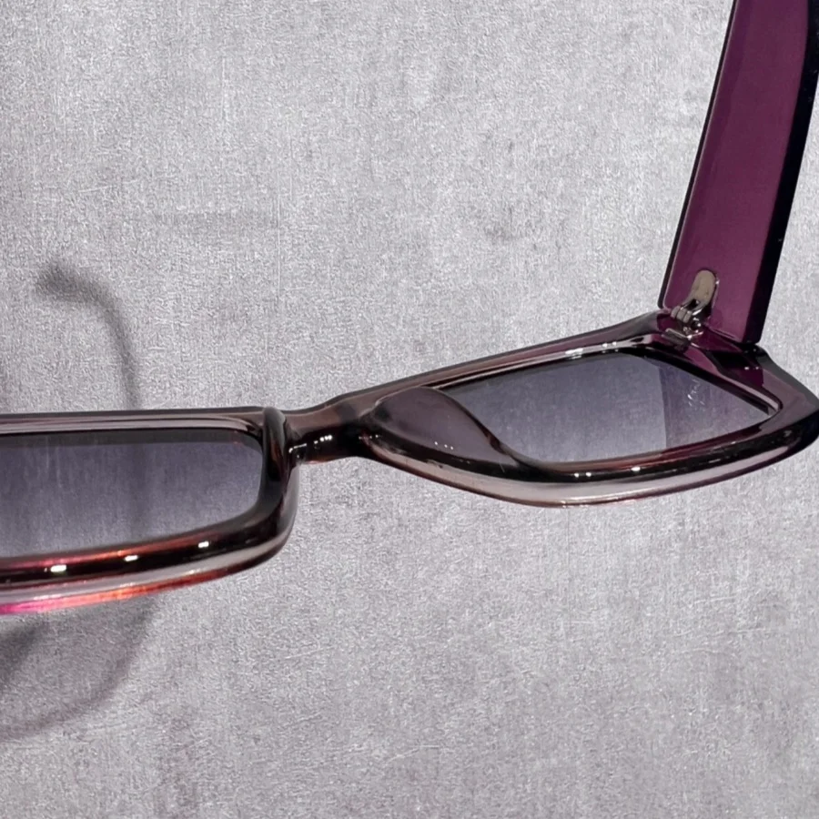 1 قطعة نظارات الموضة النسائية نمط جديد حساسة إطار صغير عين القط أنيقة متعددة الاستخدامات عادية العصرية نمط الشارع عيد الميلاد ديكورا