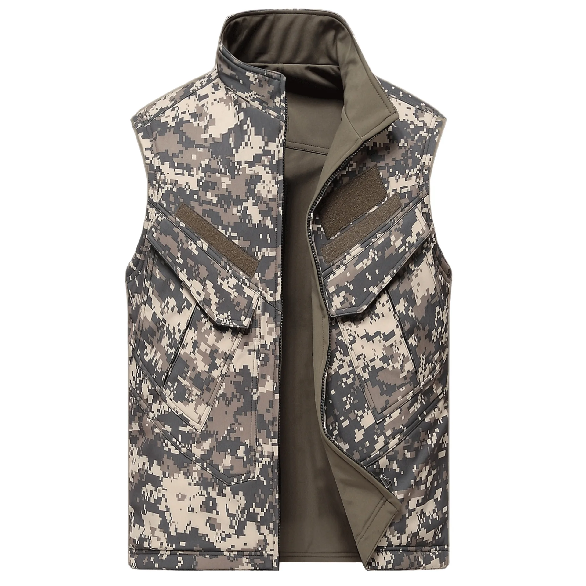 Charge Coat Tank Top Double Sided Wear 2-in-1 Soft Shell Shark Skin Tactical Vest