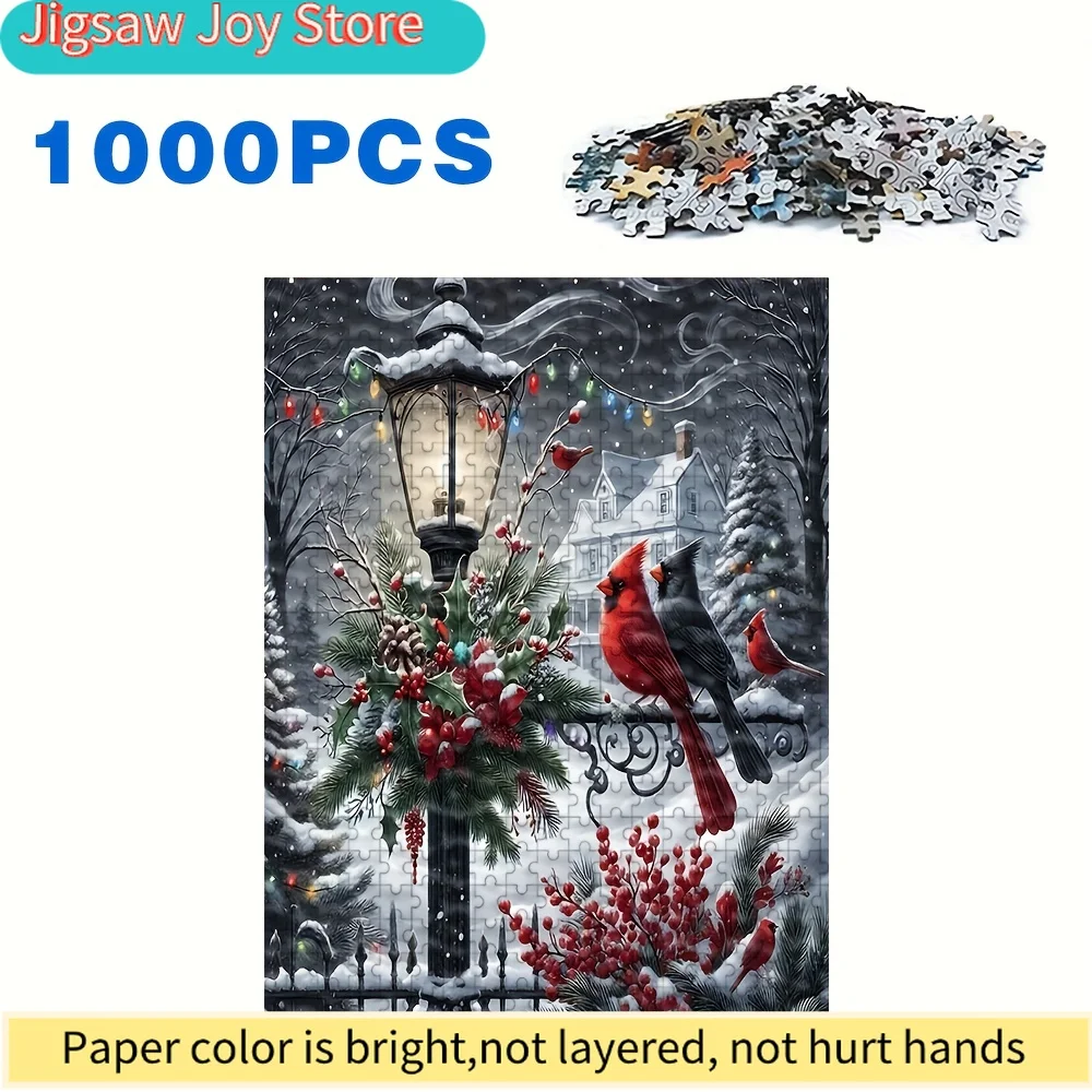 500/1000pcs Adult Puzzle, High-Quality Relaxing Family Game, Perfect for Birthdays, Christmas, Halloween, and Gifts, Best Choi