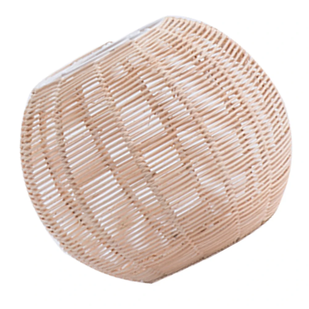 

Rattan Lampshade 6cm Outer 4cm Inner E27 Base Handwoven Iron Small Lampshades for Ceiling Pendant Light Cover Chandelier