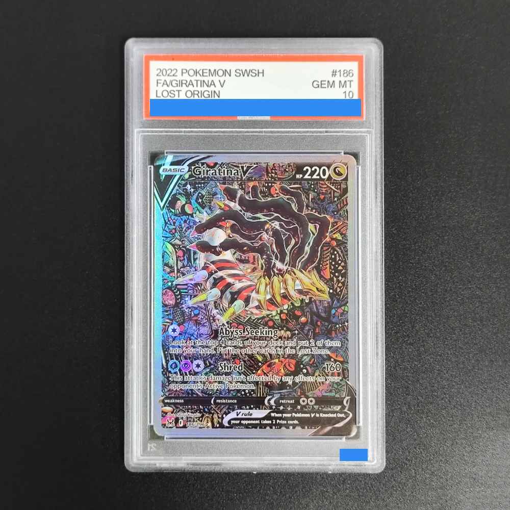 Proxy POKEMON SWORD & SHIELD LOST ORIGIN #186 GIRATINA V Authentication Grading 10 Collection Game Card