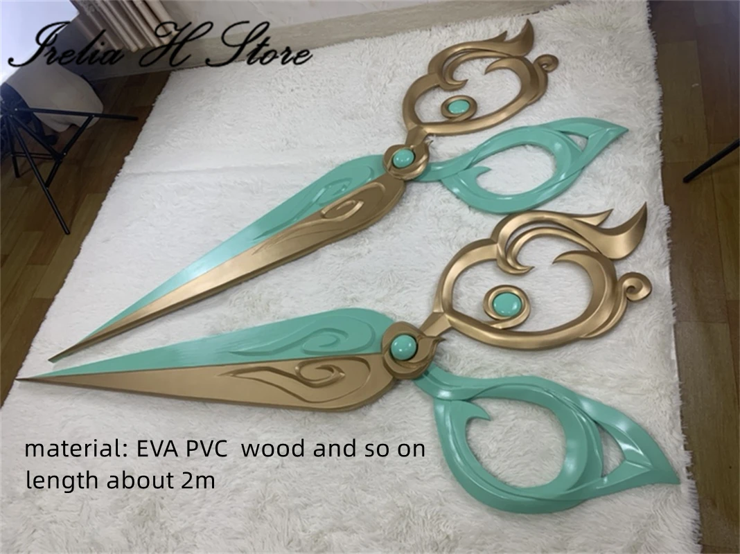 Irelia H Irelia H Mythmaker Gwen from LOLM Gwen Cosplay Props gwen scissors hairdress weapon