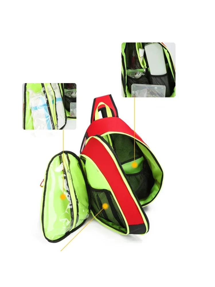 AliExpress NONE Emergency Medicine Sling Crossbody Backpack First Aid Kits Men Doctor Nurse Shoulder Chest Bags for Travel Cycling